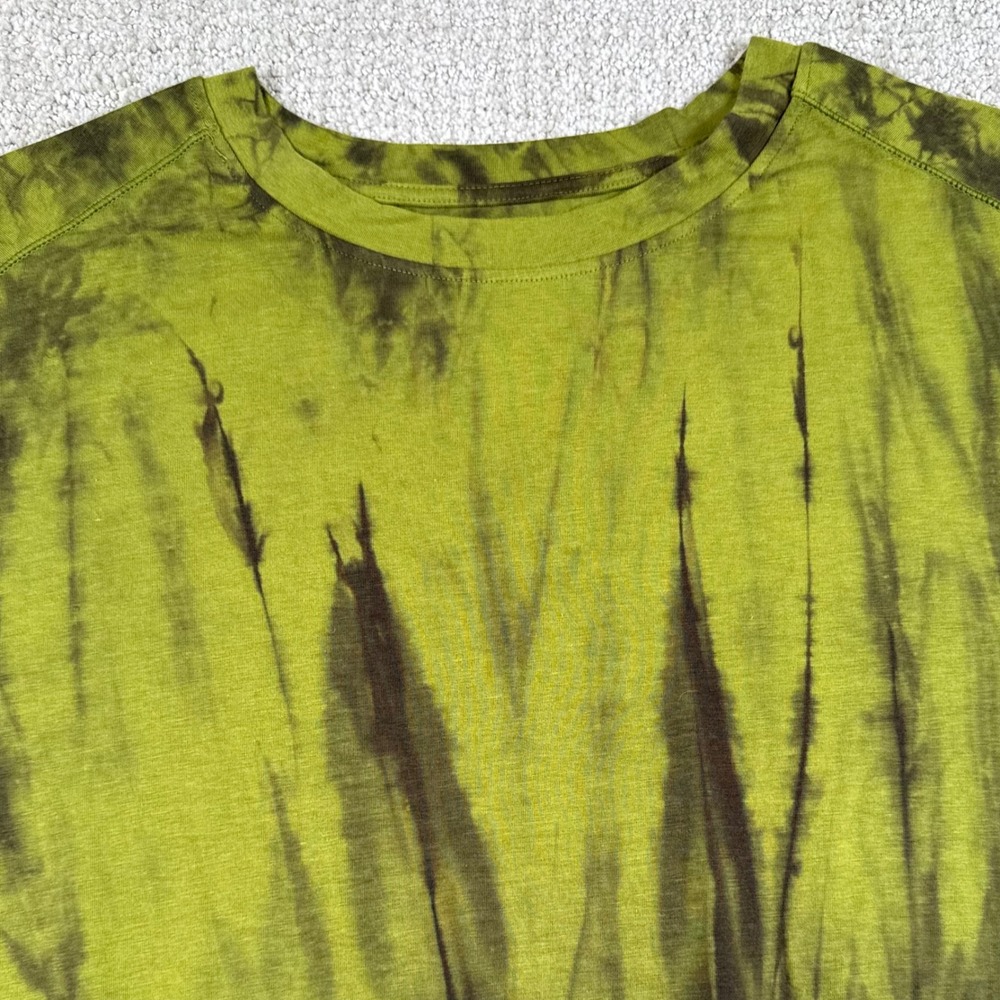 Legends Mens Large Green Tie Dye Short Sleeve Athletic Training T-Shirt